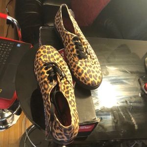 Cheetah Print Vans
